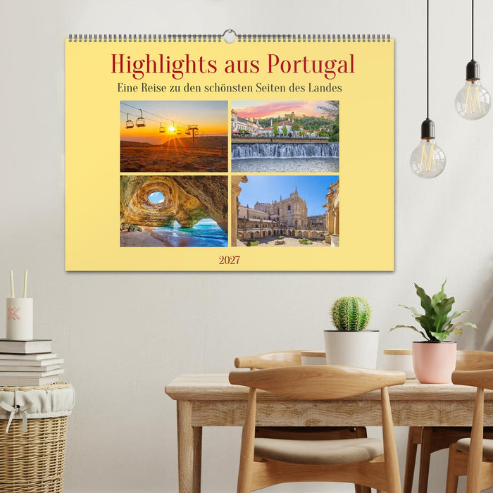 Highlights aus Portugal (CALVENDO Wandkalender 2027)