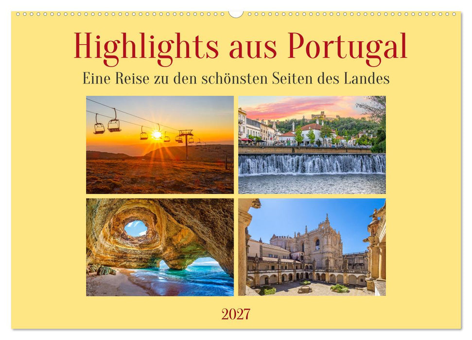 Highlights aus Portugal (CALVENDO Wandkalender 2027)