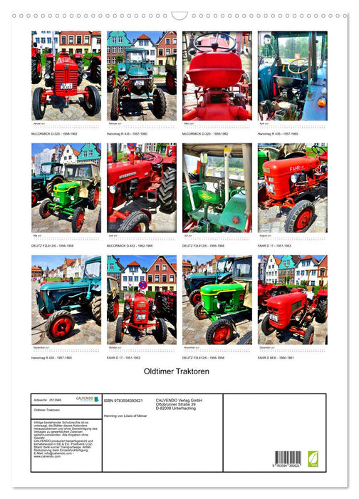 Oldtimer Traktoren (CALVENDO Wandkalender 2027)