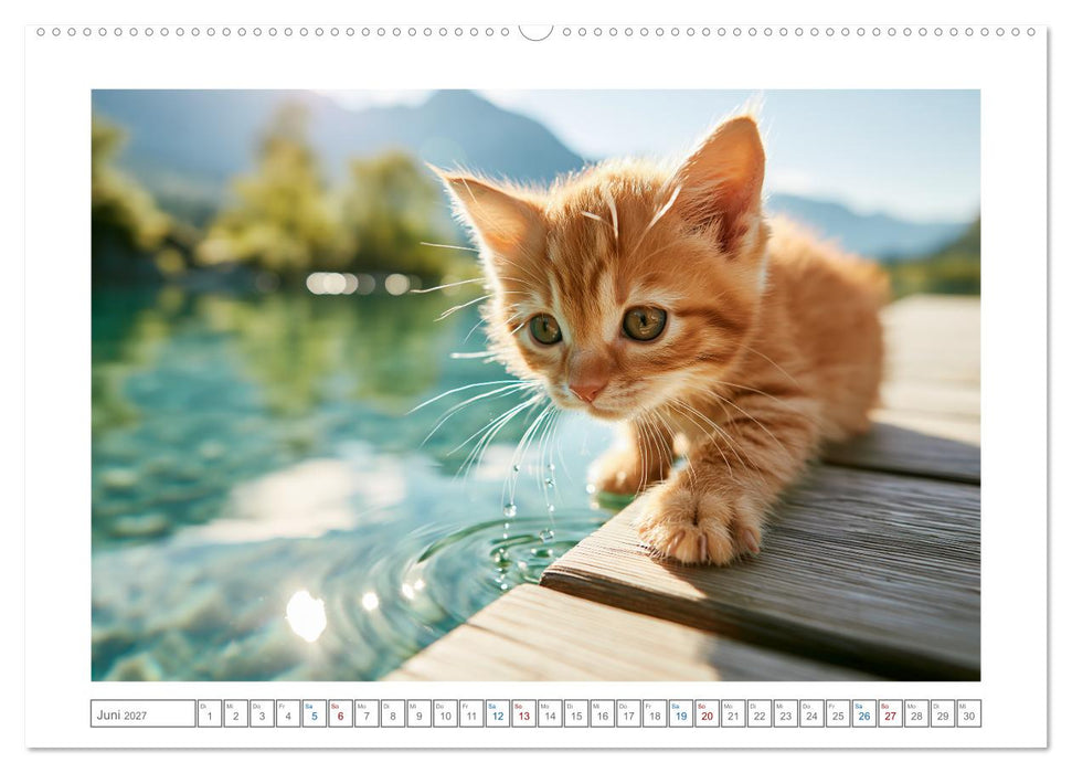 Samtpfoten zum Verlieben (CALVENDO Wandkalender 2027)