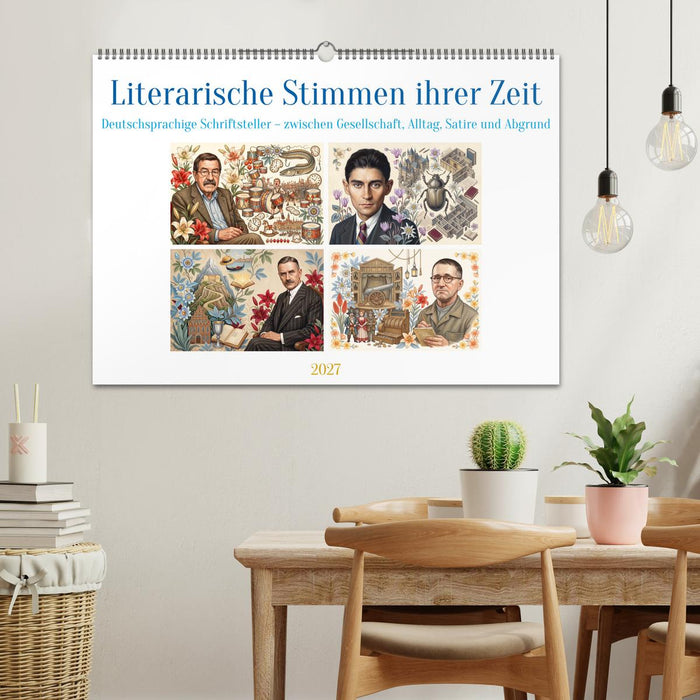Literarische Stimmen ihrer Zeit (CALVENDO Wandkalender 2027)