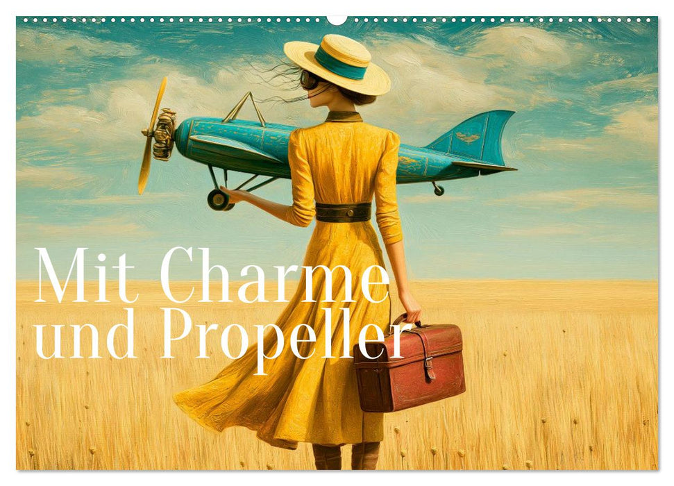 Mit Charme und Propeller (CALVENDO Wandkalender 2027)