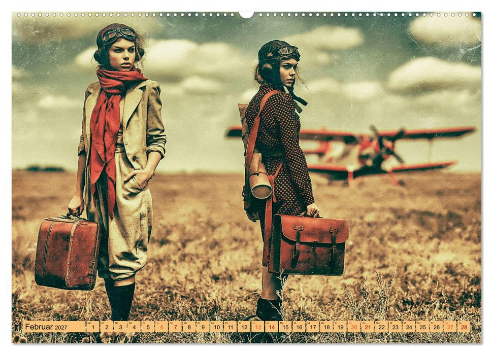 Mit Charme und Propeller (CALVENDO Wandkalender 2027)