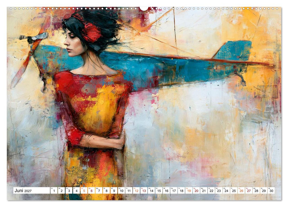 Mit Charme und Propeller (CALVENDO Wandkalender 2027)