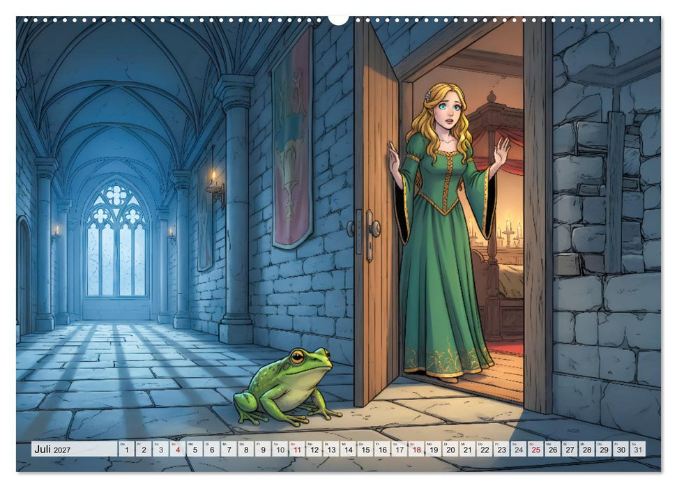 Der Froschkönig – Der Weg vom Fluch zum Glück (CALVENDO Premium Wandkalender 2027)