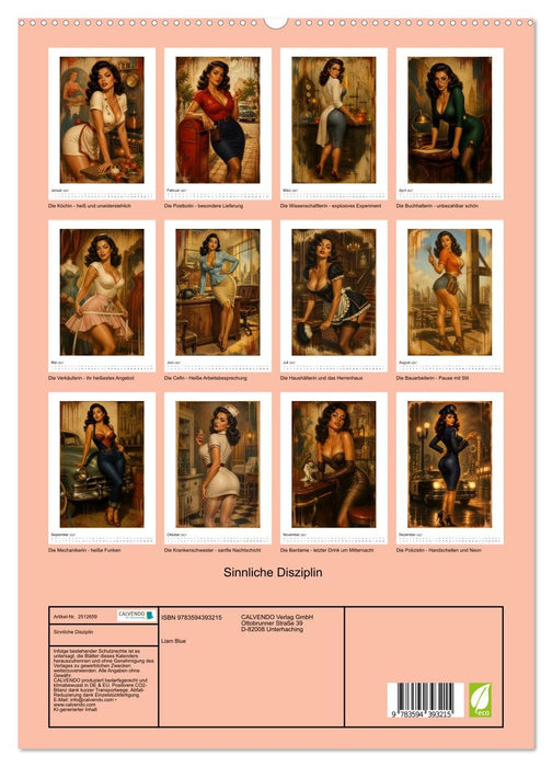 Sinnliche Disziplin (CALVENDO Premium Wandkalender 2027)