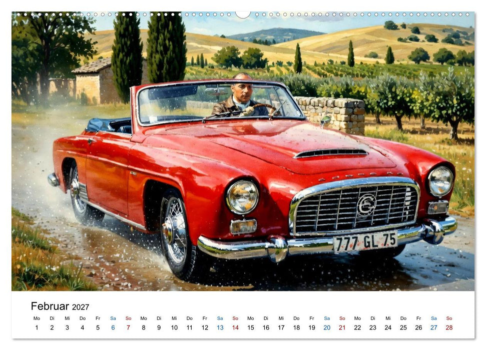 Vergessene Automarken - Ehemalige europäische Hersteller (CALVENDO Wandkalender 2027)
