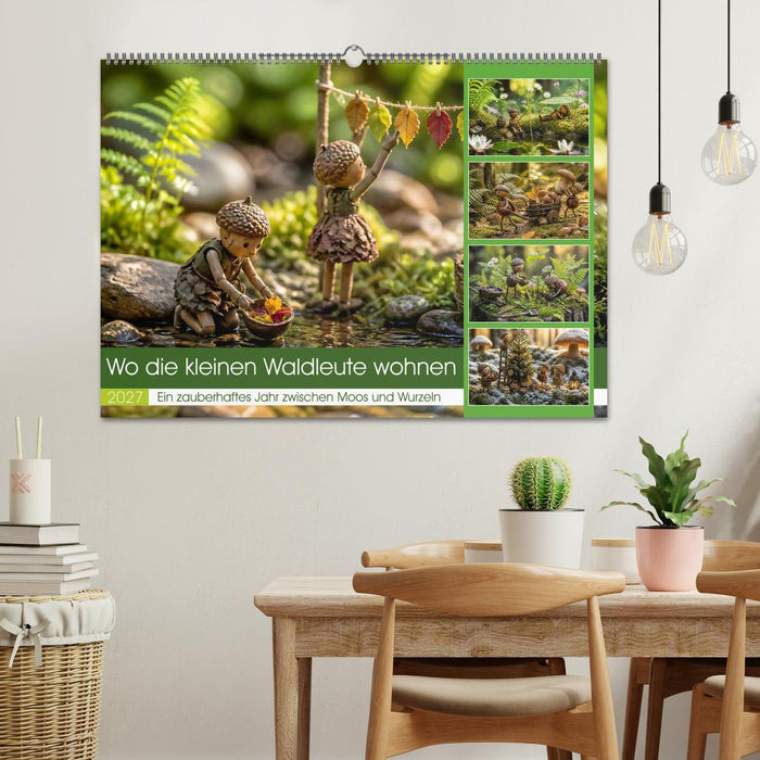Wo die kleinen Waldleute wohnen (CALVENDO Wandkalender 2027)