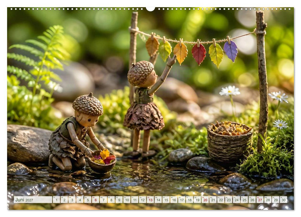 Wo die kleinen Waldleute wohnen (CALVENDO Wandkalender 2027)