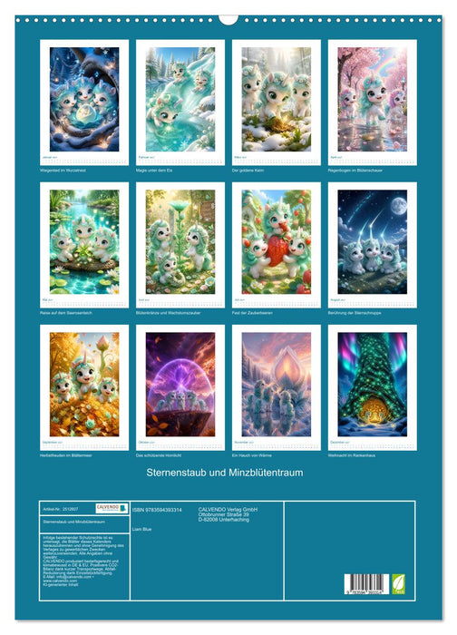 Sternenstaub und Minzblütentraum (CALVENDO Wandkalender 2027)