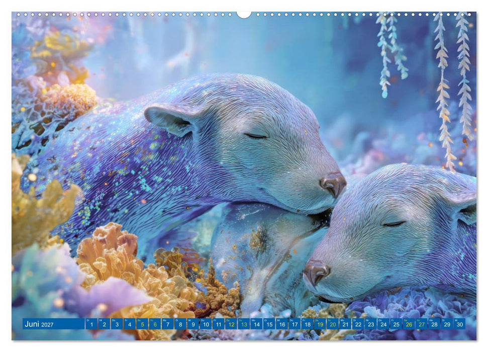 Unterwasserkreaturen - Witzige Fantasiemotive (CALVENDO Premium Wandkalender 2027)