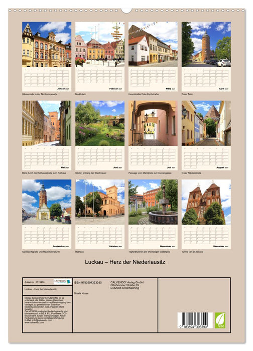 Luckau – Herz der Niederlausitz (CALVENDO Premium Wandkalender 2027)
