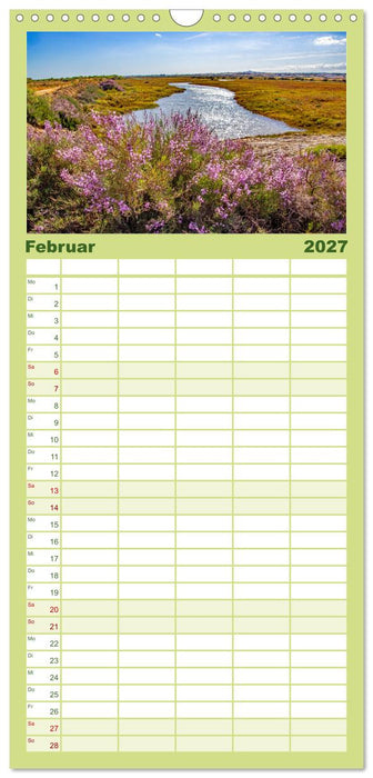 Ein Herz für die Algarve (CALVENDO Familienplaner 2027)