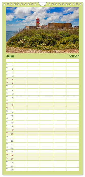 Ein Herz für die Algarve (CALVENDO Familienplaner 2027)
