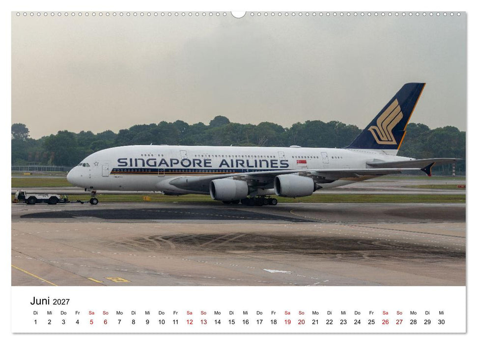 Airbus A380 - König der Lüfte (CALVENDO Premium Wandkalender 2027)