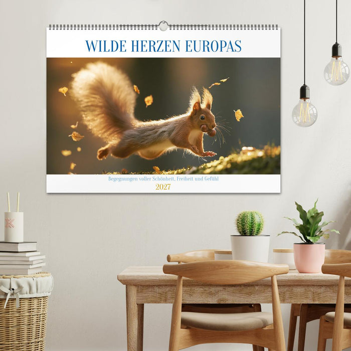Wilde Herzen Europas (CALVENDO Wandkalender 2027)