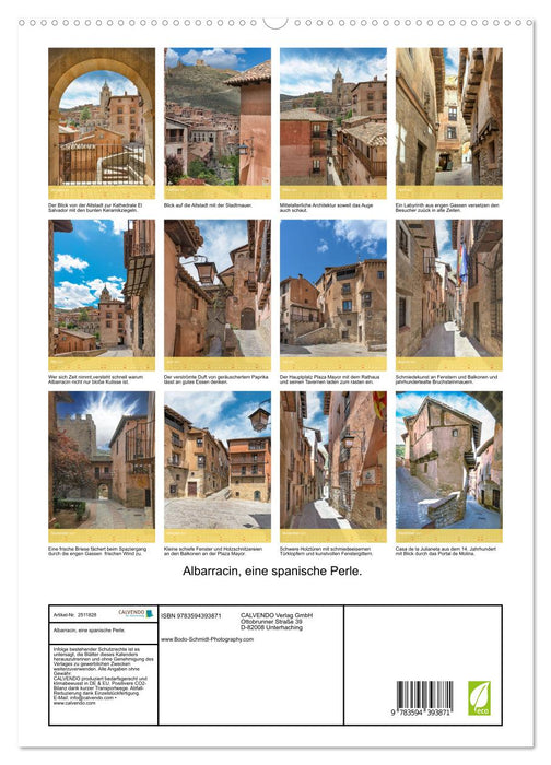Albarracin, eine spanische Perle. (CALVENDO Premium Wandkalender 2027)