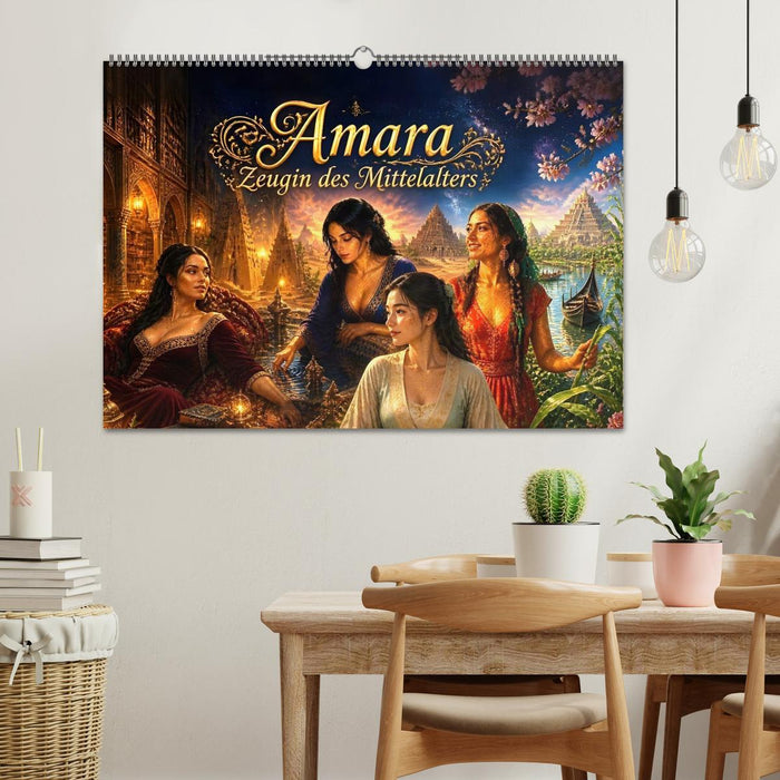 Amara - Zeugin des Mittelalters (CALVENDO Wandkalender 2027)