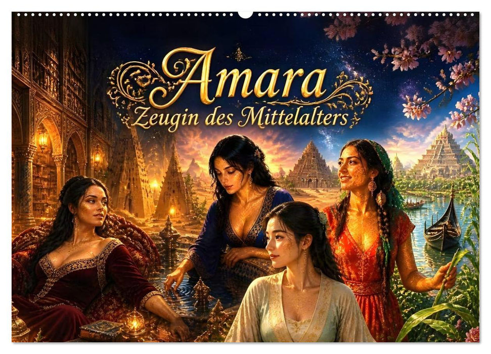 Amara - Zeugin des Mittelalters (CALVENDO Wandkalender 2027)