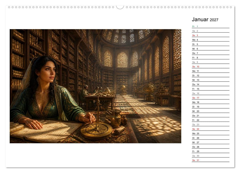 Amara - Zeugin des Mittelalters (CALVENDO Wandkalender 2027)