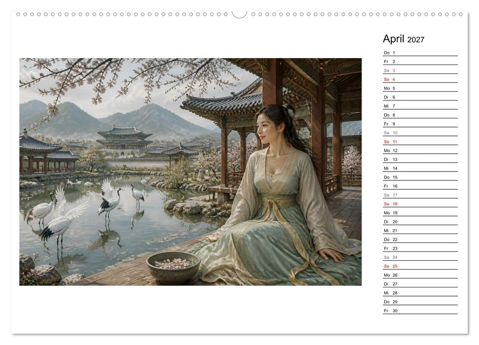 Amara - Zeugin des Mittelalters (CALVENDO Wandkalender 2027)