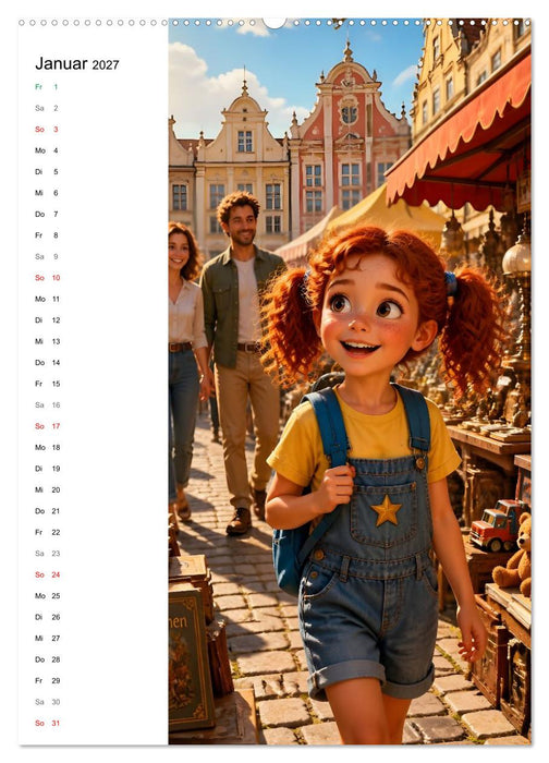 Mynou und die Sternklang-Jäger (CALVENDO Wandkalender 2027)