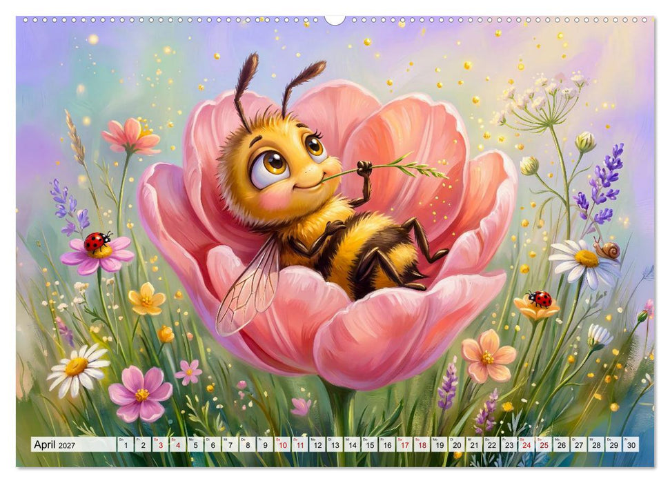 Das Bienenjahr - Von Blüten, Bienenstock und Honig (CALVENDO Premium Wandkalender 2027)