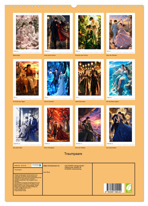 Traumpaare (CALVENDO Premium Wandkalender 2027)