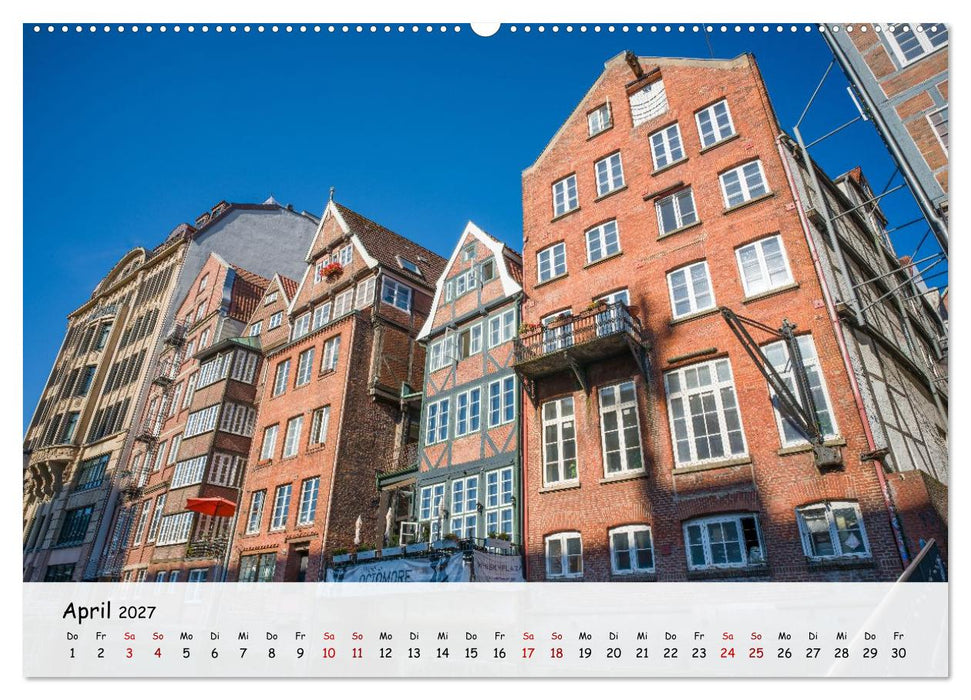 Hamburg - Zwischen Alster und Elbe (CALVENDO Premium Wandkalender 2027)