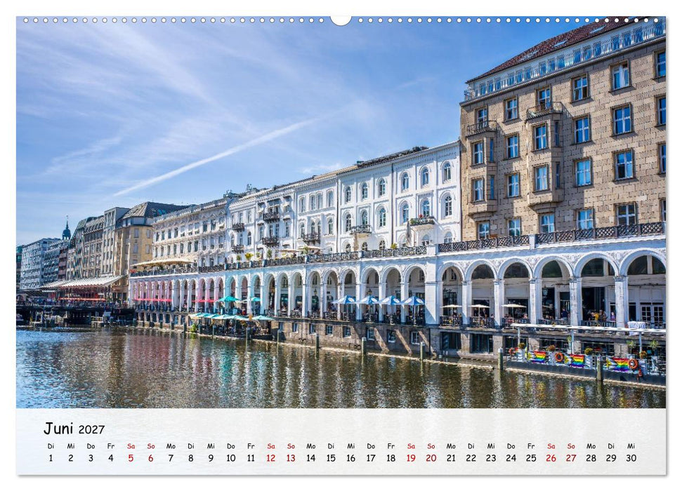 Hamburg - Zwischen Alster und Elbe (CALVENDO Premium Wandkalender 2027)