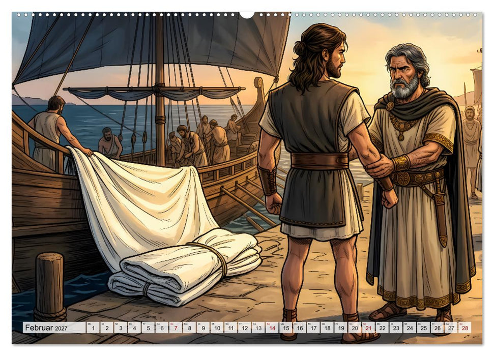 Theseus und der Minotaurus - Der Kampf im Labyrinth (CALVENDO Wandkalender 2027)
