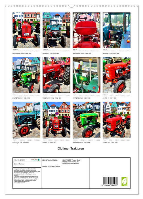 Oldtimer Traktoren (CALVENDO Premium Wandkalender 2027)