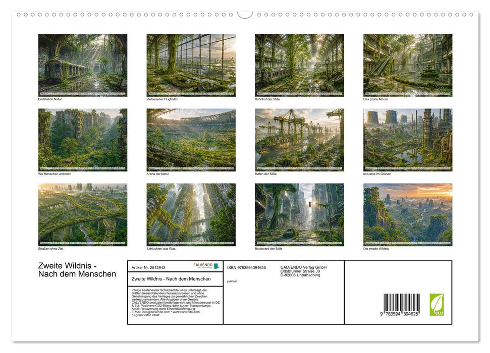Zweite Wildnis - Nach dem Menschen (CALVENDO Premium Wandkalender 2027)