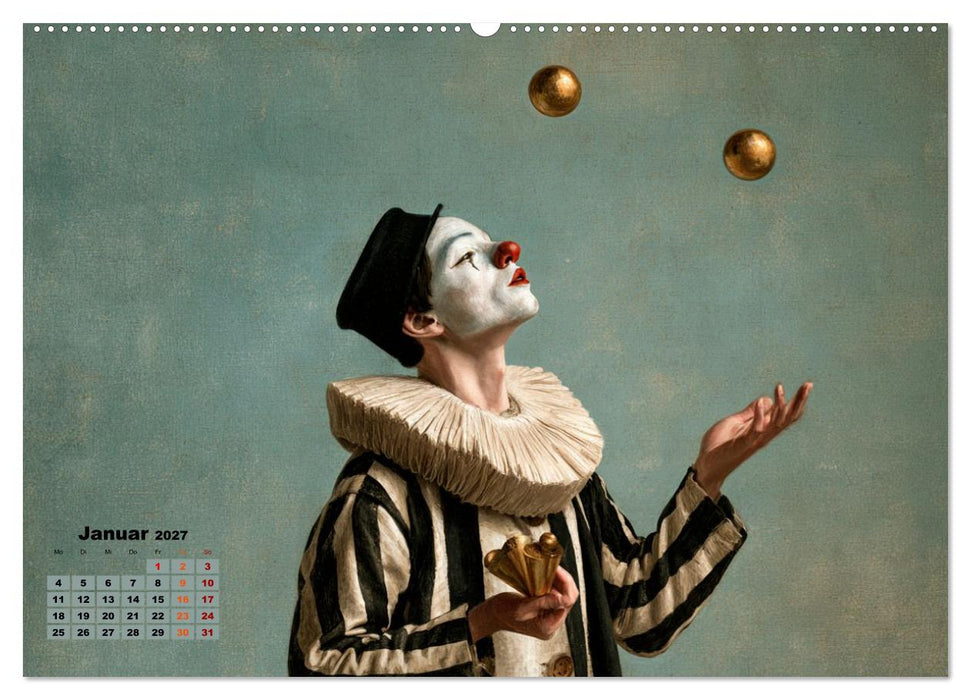 Pierrots kleine Absurditäten (CALVENDO Premium Wandkalender 2027)