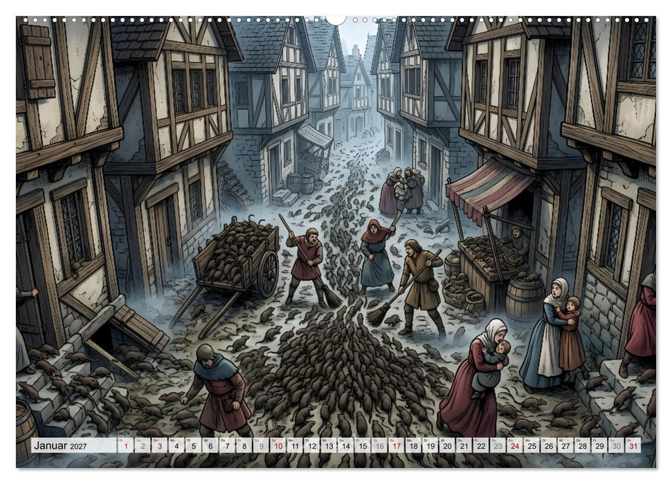 Der Rattenfänger von Hameln (CALVENDO Premium Wandkalender 2027)
