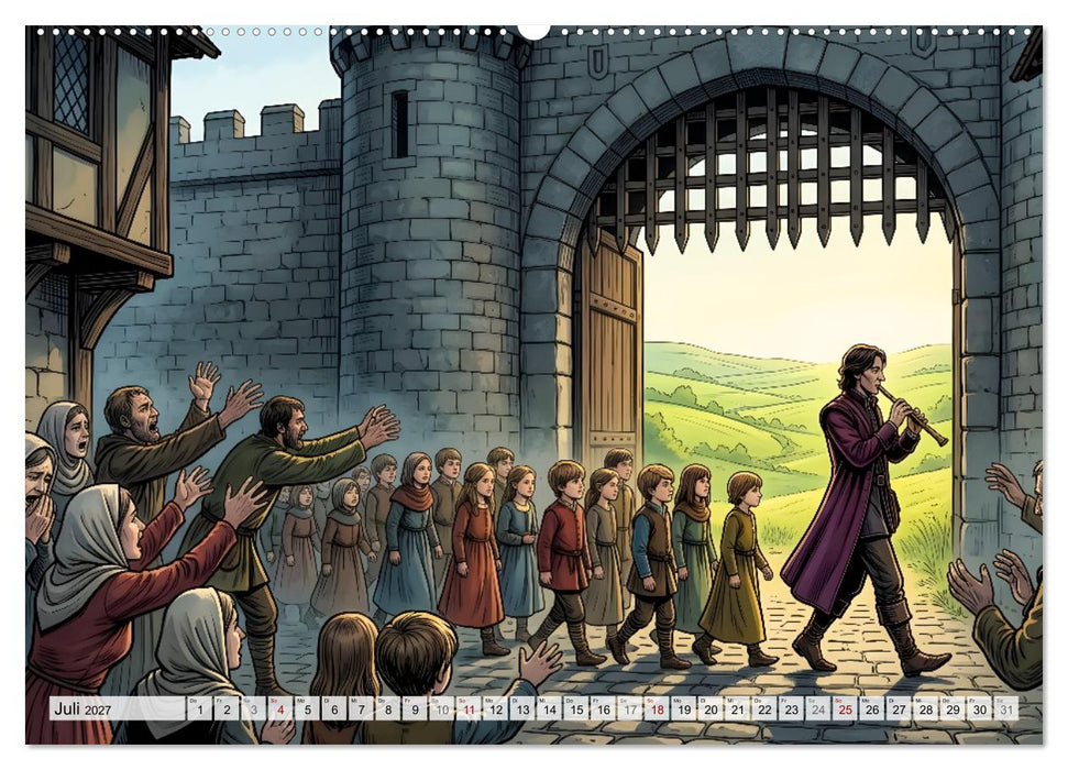 Der Rattenfänger von Hameln (CALVENDO Premium Wandkalender 2027)