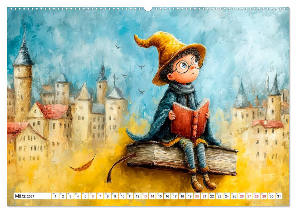 Drachen, Sterne und Zauberträume (CALVENDO Premium Wandkalender 2027)