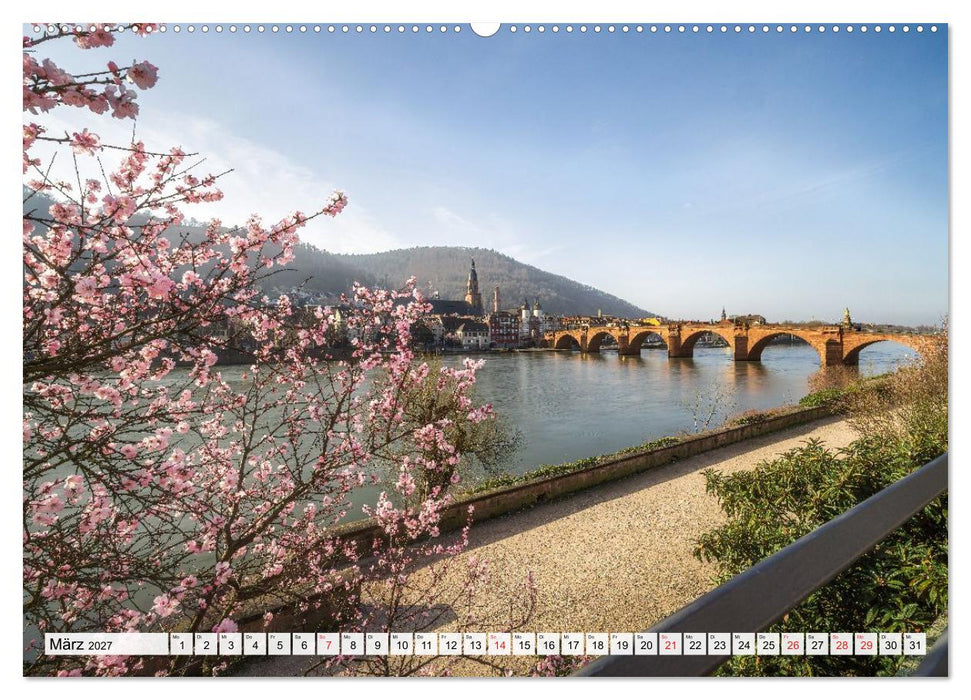Heidelberg - Die romantische Stadt am Fluss (CALVENDO Wandkalender 2027)