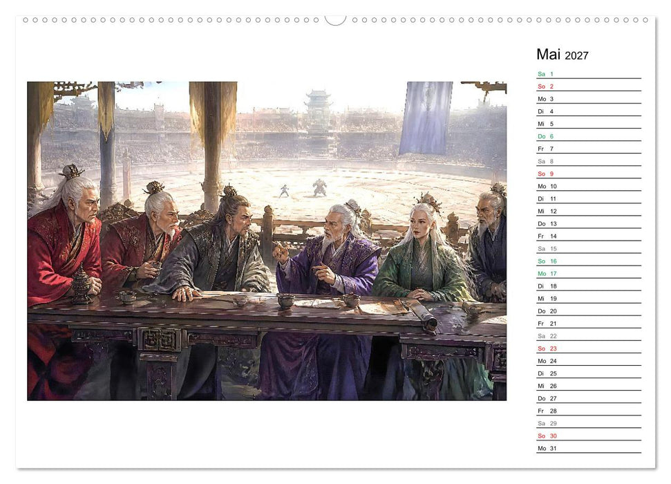 Das Turnier der Meister (CALVENDO Wandkalender 2027)