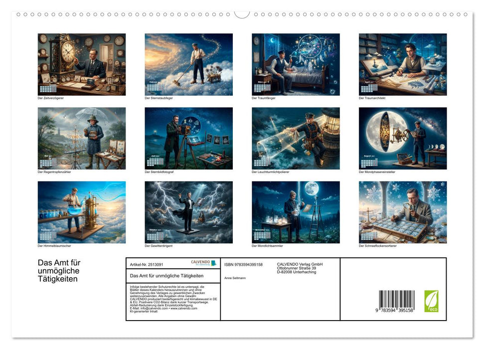 Das Amt für unmögliche Tätigkeiten (CALVENDO Premium Wandkalender 2027)