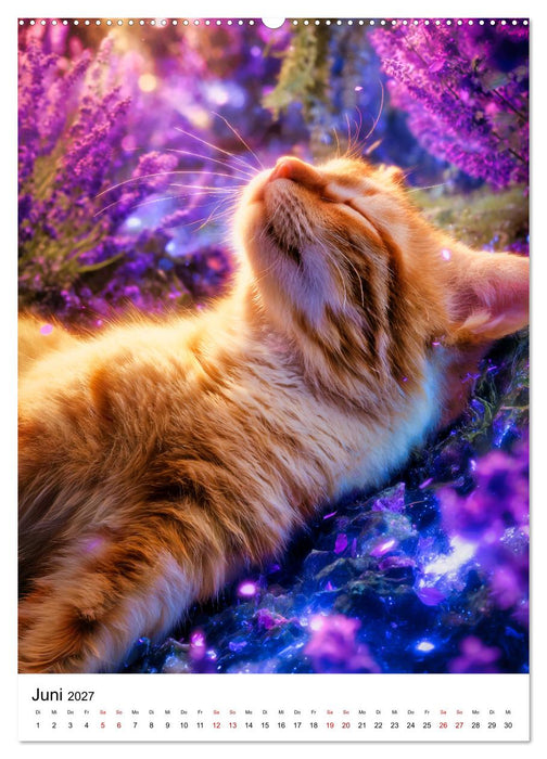 Feuer auf vier Pfoten - Die schönsten roten Katzen (CALVENDO Premium Wandkalender 2027)