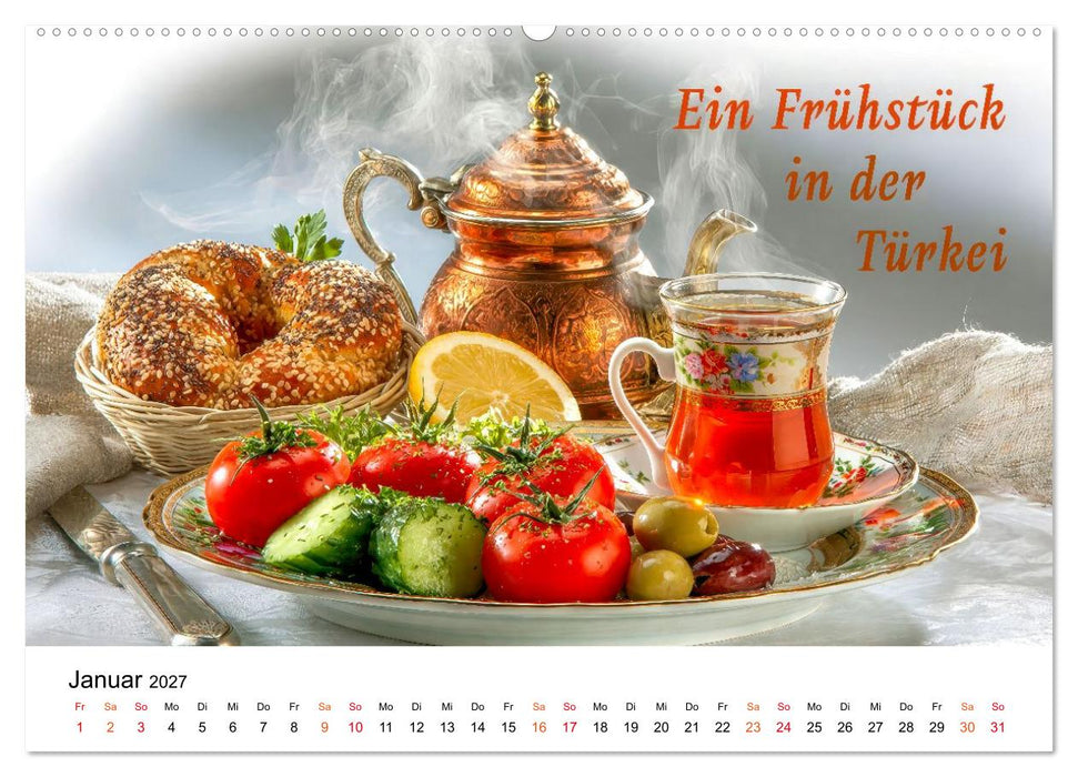 Frühstücksreise durch Europa (CALVENDO Wandkalender 2027)