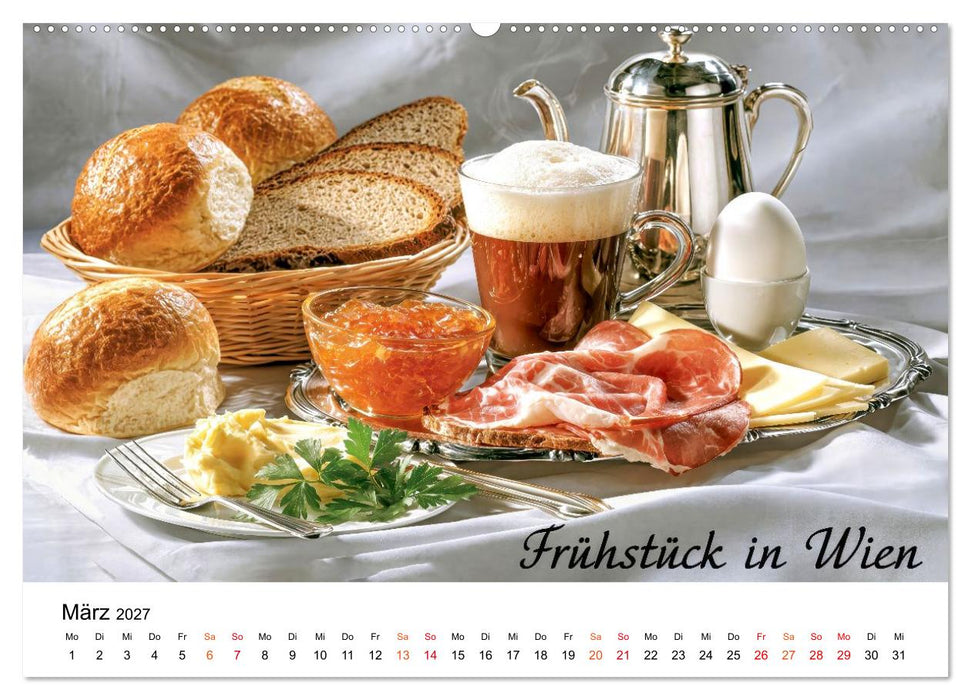 Frühstücksreise durch Europa (CALVENDO Wandkalender 2027)
