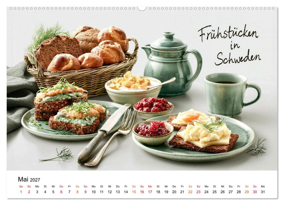 Frühstücksreise durch Europa (CALVENDO Wandkalender 2027)