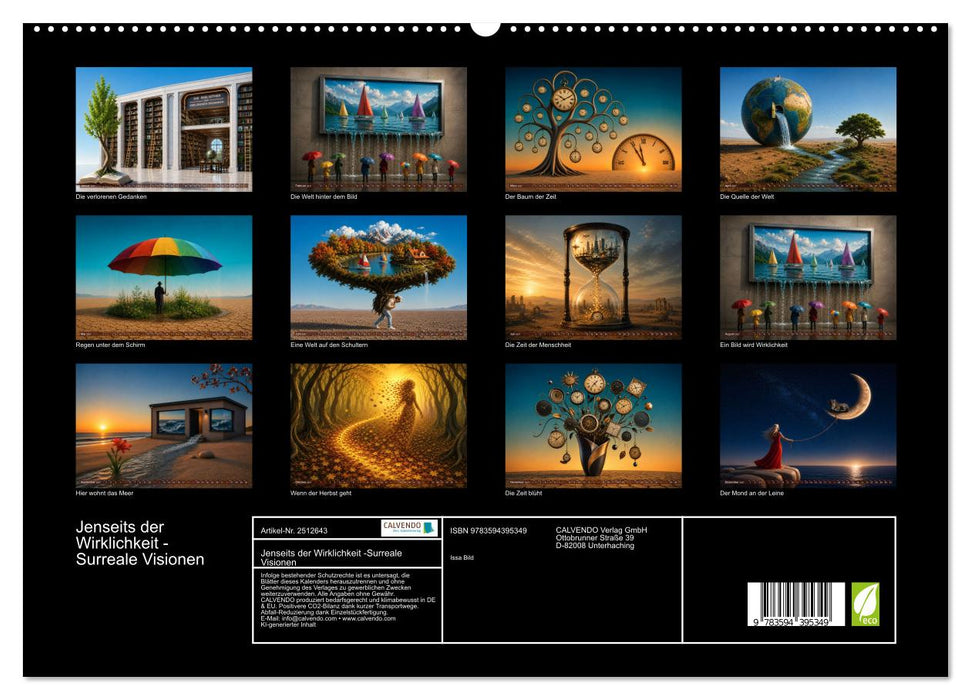 Jenseits der Wirklichkeit -Surreale Visionen (CALVENDO Premium Wandkalender 2027)