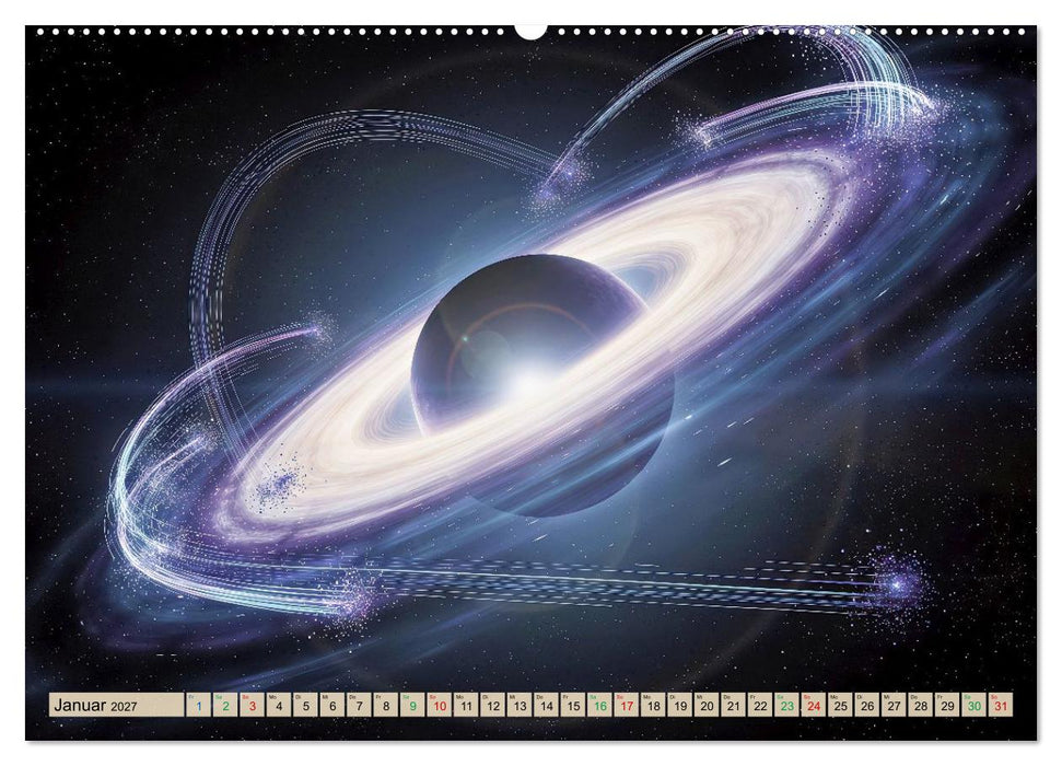 Hawking-Strahlung (CALVENDO Premium Wandkalender 2027)