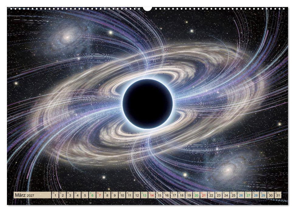 Hawking-Strahlung (CALVENDO Premium Wandkalender 2027)