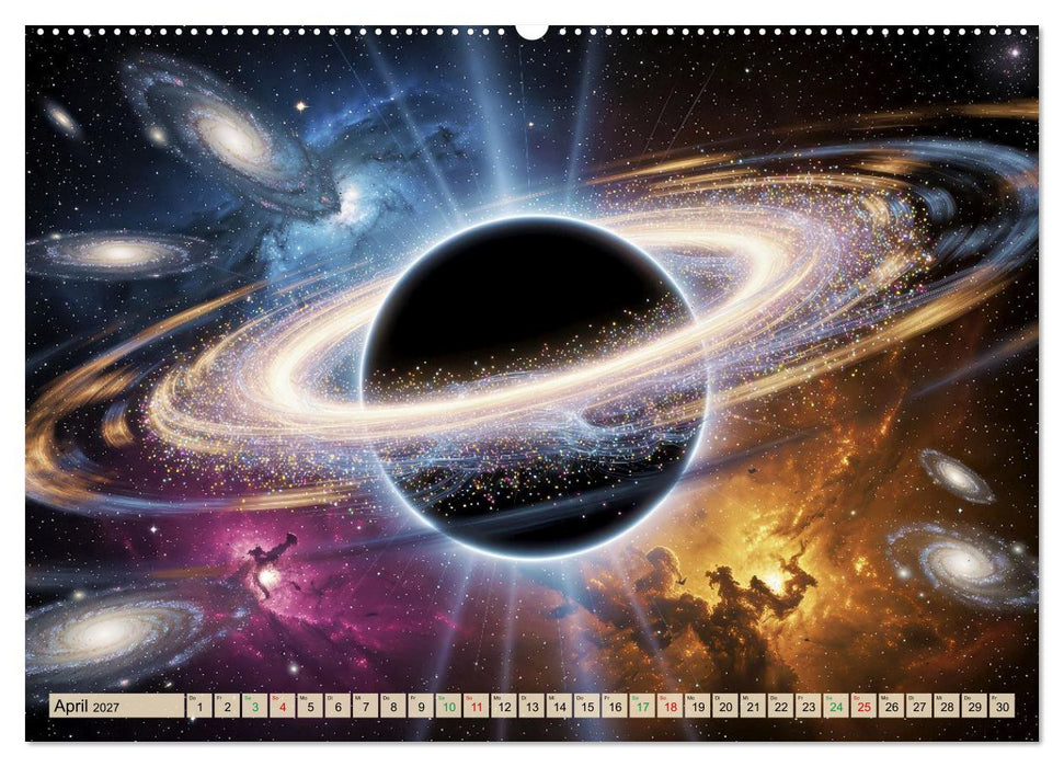 Hawking-Strahlung (CALVENDO Premium Wandkalender 2027)