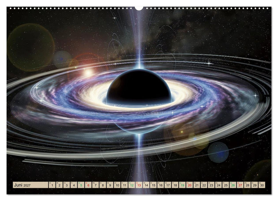 Hawking-Strahlung (CALVENDO Premium Wandkalender 2027)