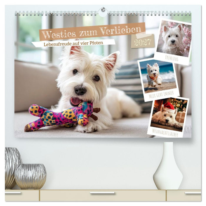 Westies zum Verlieben (CALVENDO Premium Wandkalender 2027)